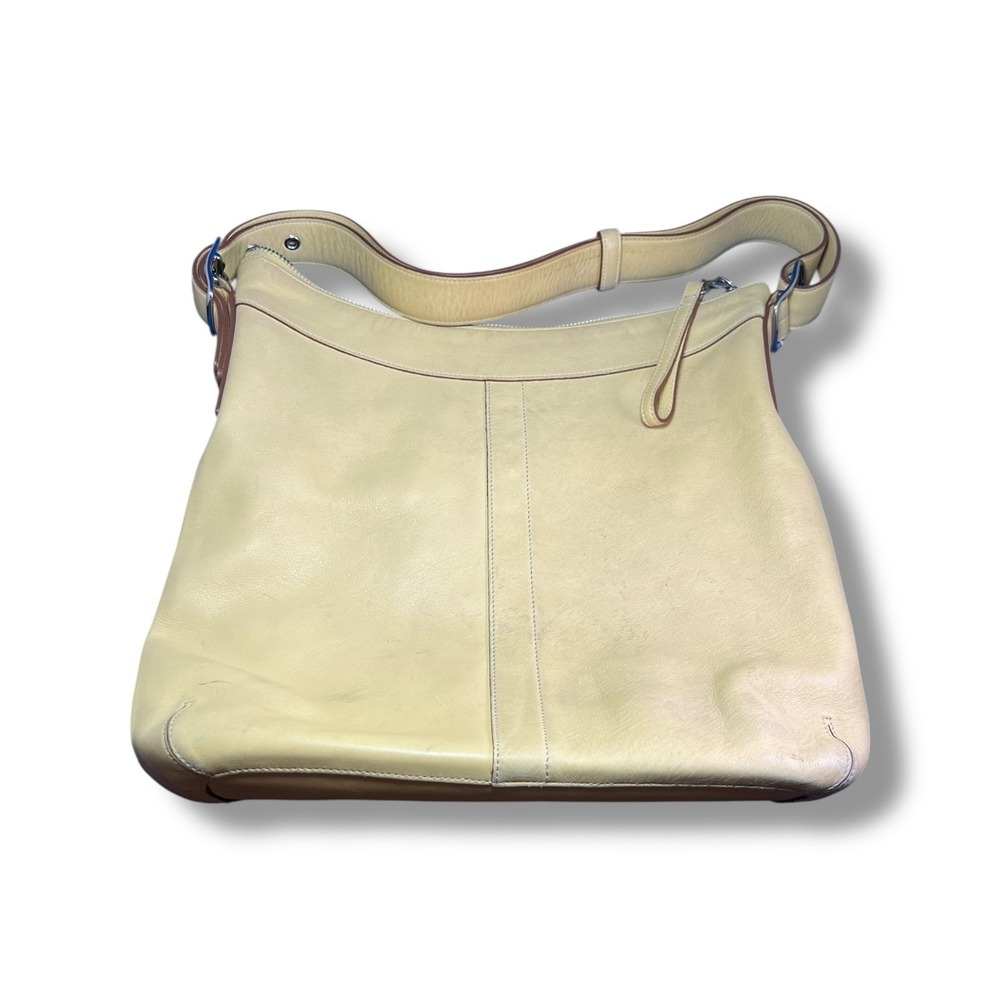 Coach Legacy Gallery 9188 Tote Crossbody Shoulder‎ Bag Leather Cream